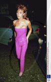 POSH SPICE VICTORIA BECKHAM ARRIVING AT THE KABARET CLUB LONDON