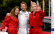 Jenson Button at Virgin Media Speedweek50, Bluewater Shopping Centre, Kent, Britain - 20 Oct 2009
