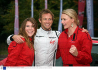 Jenson Button at Virgin Media Speedweek50, Bluewater Shopping Centre, Kent, Britain - 20 Oct 2009