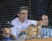 Kate Hudson and Kurt Russell Attend the Yankee Game