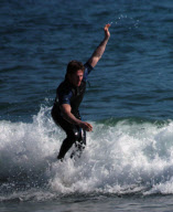 Sean Penn enjoys a day at the beach