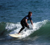 Sean Penn enjoys a day at the beach