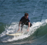 Sean Penn enjoys a day at the beach