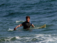 Sean Penn enjoys a day at the beach