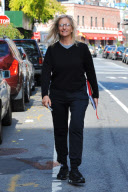 Annie Leibovitz Strolls in the West Village