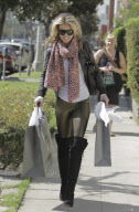 '90210' hottie ANNALYNNE MCCORD leaving Lloyd Klein Couture in West Hollywood