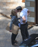 Kellan Lutz and AnnaLynne McCord Steal Kisses