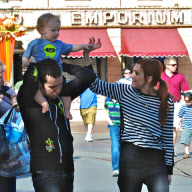 Ashlee Simpson and Pete Wentz Bring Bronx to Disneyland