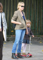 Michelle Williams and her daughter Matilda out and about in Brooklyn, New York, America - 30 Oct 2009