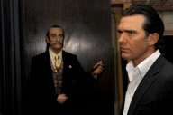 The wax figure of actor ANTONIO BANDERAS goes on display at the wax museum