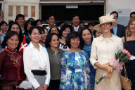 PRINCESS MARY OF DENMARK visiting a factory in Hanoi during her state visit