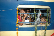 Women only trains introduced due to safety concerns, New Delhi, India - 02 Nov 2009