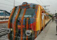 Women only trains introduced due to safety concerns, New Delhi, India - 02 Nov 2009