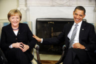 President Obama Meets With German Chancellor Merkel at White House