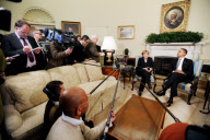 President Obama Meets With German Chancellor Merkel at White House