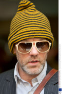 Michael Stipe leaving the Radio 1 studios in London, Britain - 26 Mar 2008