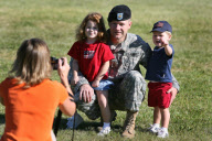 USA - 1st Cavalry Division's Color Casing Ceremony 