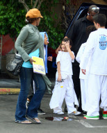 Michael Jackson's Three Children Leave Karate Class