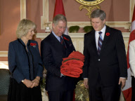 Prince Charles and Camilla, Duchess of Cornwall Visiting Rideau Hall, Ottawa, Canada - 10 Nov 2009