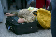Delays at Stansted airport following a security alert, Essex, Britain - 10 Aug 2006