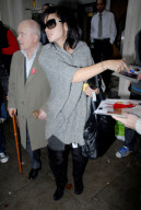 CELEBS AT BBC RADIO IN MAIDA VALE