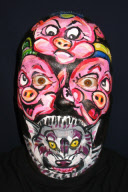 James Kuhn Facepaint, Michigan, America - Nov 2009