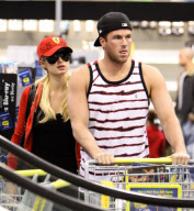 Paris and Doug stock up on DVD's and video games