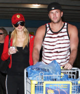 Paris and Doug stock up on DVD's and video games