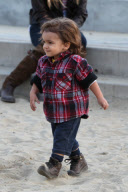 Camila Alves and Levi: Playground Fun Time