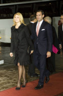 PRINCESS VICTORIA OF SWEDEN and fiance DANIEL WESTLING attending a gala jubilee concert in Stockholm
