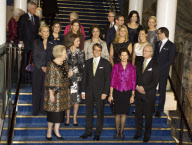 PRINCESS VICTORIA OF SWEDEN and fiance DANIEL WESTLING attending a gala jubilee concert in Stockholm