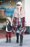 Gwen Stefani and Family in Beverly Hills EXCLUSIVE
