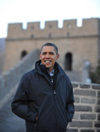 (8)CHINA-US-OBAMA-GREAT WALL-VISIT (CN)