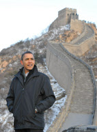 (14)CHINA-US-OBAMA-GREAT WALL-VISIT (CN)