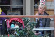Jaime Pressly, Baby Dezi And Husband Simran Enjoy Family Time In Santa Monica