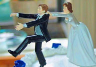 Demand grows for divorce celebration cakes, Brighton, Sussex, Britain - 20 Nov 2009
