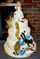 Demand grows for divorce celebration cakes, Brighton, Sussex, Britain - 20 Nov 2009