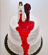 Demand grows for divorce celebration cakes, Brighton, Sussex, Britain - 20 Nov 2009