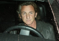 Senn Penn looking drink behind the wheel!!