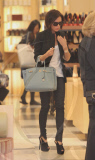 EXCLUSIVE Victoria Beckham shopping for shoes at Barney's