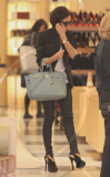EXCLUSIVE Victoria Beckham shopping for shoes at Barney's