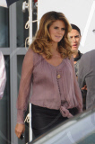 Model mom HEIDI SAMUEL is back at work and filming a Porsche commercial in Downtown
