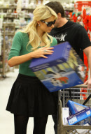 Paris Hilton and Doug Reinhardt shopping at Michaels, Los Angeles, America - 04 Dec 2009