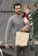 Actress JESSICA ALBA and her husband CASH WARREN taking their daughter HONOR MARIE to buy a huge Christmas tree 
