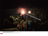 ROUMANIE: Combats a Bucarest