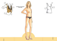 Celebrity Paper Dolls by Mel Elliott for thingswelove.co.uk - 09 Dec 2009