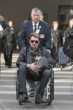 Johnny Hallyday et Laeticia Hallyday arrivent a Los Angeles. NC. NW. NP