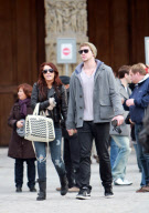 EXCLUSIVE: Miley Cyrus and Liam Hemsworth visited Notre Dame cathedral and Eiffel Tower