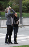 EXCLUSIVE: Miley Cyrus and Liam Hemsworth visited Notre Dame cathedral and Eiffel Tower