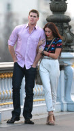 EXCLUSIVE : Miley Cyrus shooting in Paris with her boyfriend australian actor Liam Hemsworth